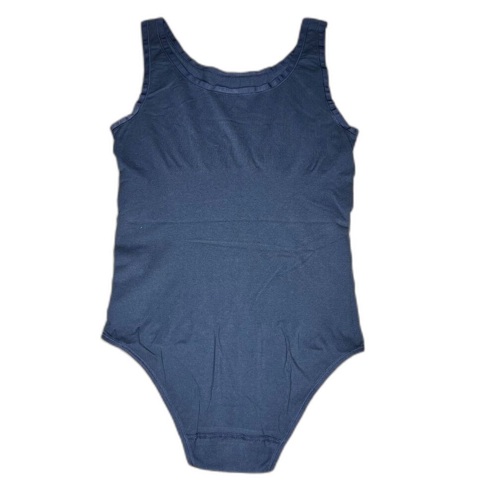Essentials by Tummy Tank NWT Black Cotton Full Back Shapewear Bodysuit 2X/3X